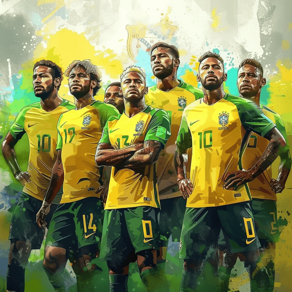 巴拉圭对阵巴西，奥亚尔萨瓦尔统治全场